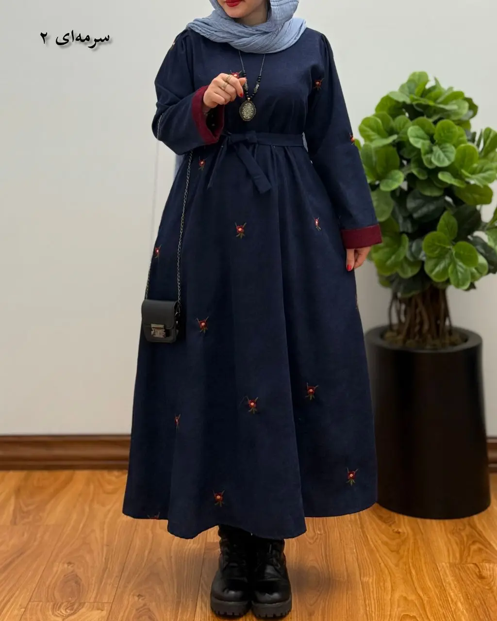 پیراهن مانتویی تبسم 1